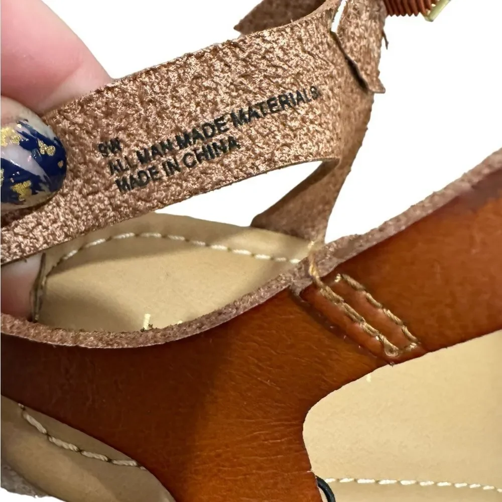 NWT Lane Bryant Espadrilles Jute Wedge Sz 9W